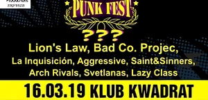 Znamy pierwszych wykonawców Punk Fest 2019
