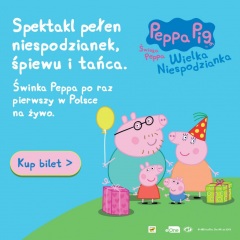 Świnka Peppa i Wielka Niespodzianka! Po raz pierwszy w Polsce na żywo