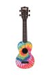 Kala Ukadelic Tie Dye - ukulele sopranowe z pokrowcem - zdjęcie 1