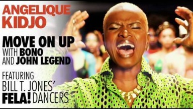 Angelique Kidjo - MOVE ON UP - with Bono and John Legend featuring the Bill T. Jones' FELA! Dancers