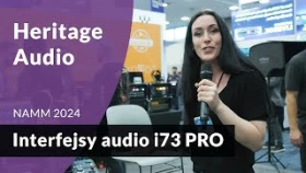 Heritage Audio i73 PRO - Interfejsy audio USB-C z przedwzmacniaczami w stylu 73